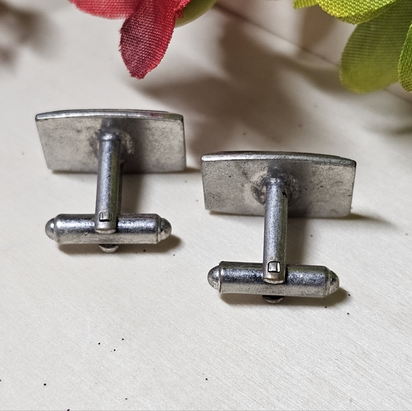 Hickok USA "H" Initial Monogram Letter Vintage Cufflinks - Picture 2 of 5